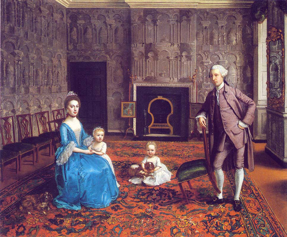 Interior with Members of a Family